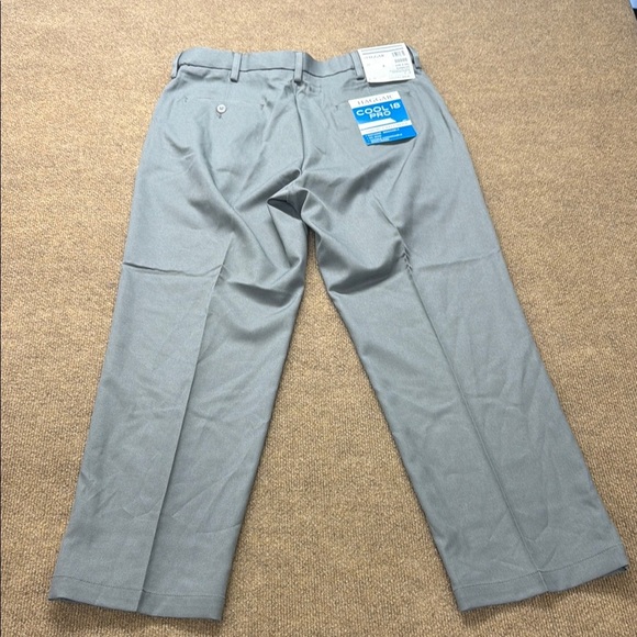 Haggar Men’s Cool 18 Pro Classic Fit 34x29 Light Grey Dress Pants NWT - Picture 9 of 11